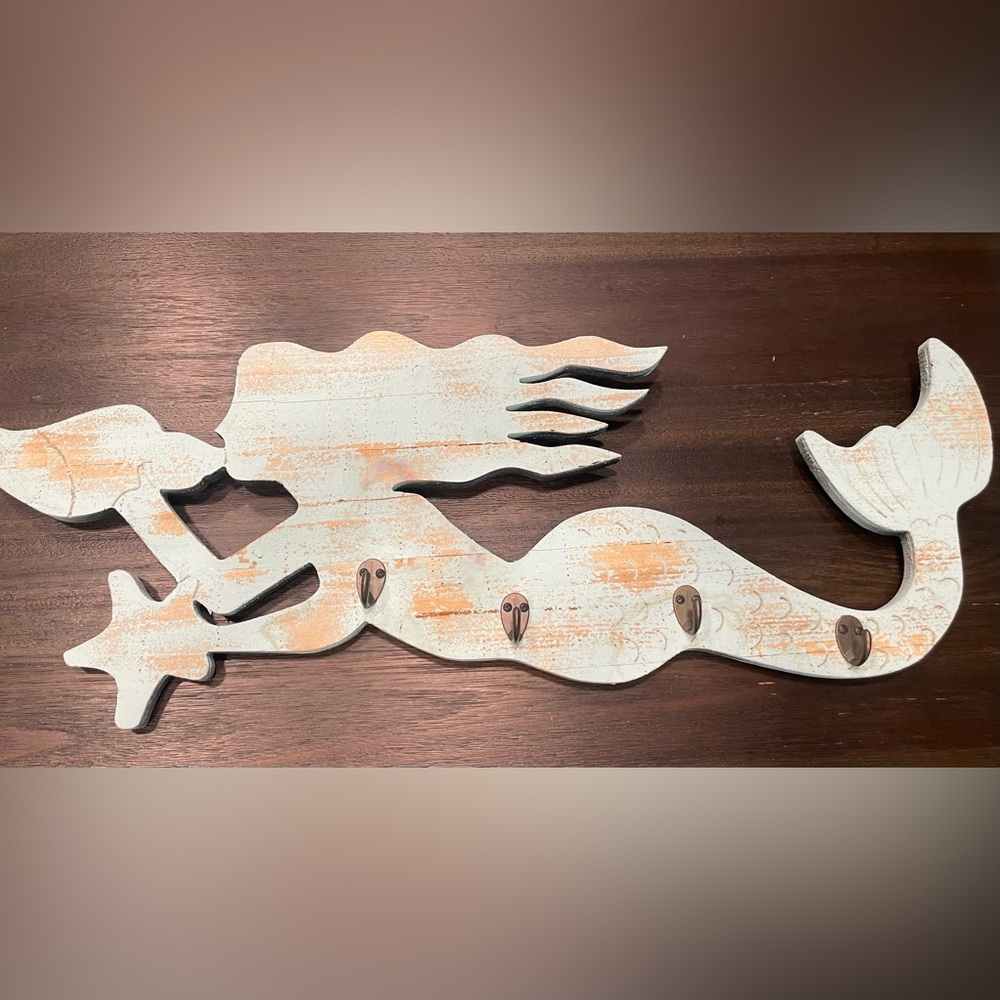 Sonoma Artistic Rustic Mermaid Wall Hooks